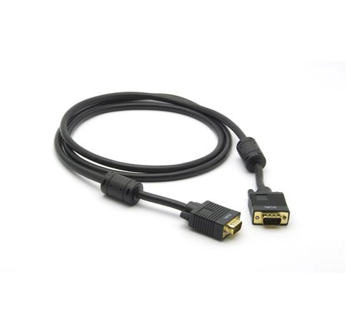 2349 kabel VGA HD15 vergulde connectors 10m zwart  G&BL