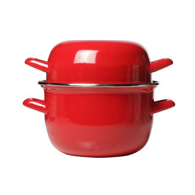 Horeca Mosselpot 1,2kg Rood 2,8l 18cm  