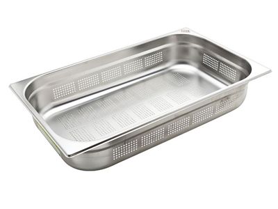 Ct Prof Gnbak Geperforeerd Gn1/1 H100mm 18/10-53x32.5cm