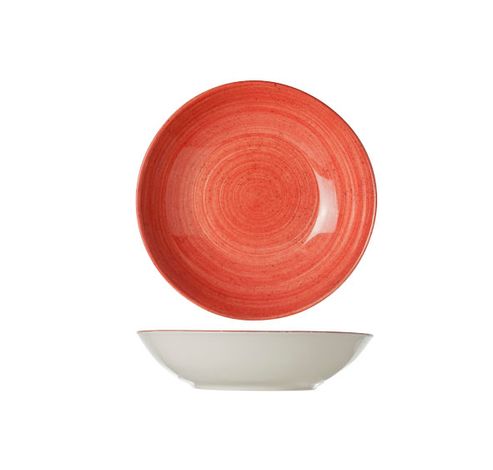 Twister Red Assiette Creuse D21cm   Cosy & Trendy for Professionals