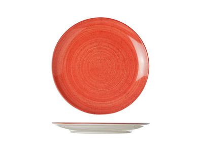 Twister Red Plat Bord D21cm 