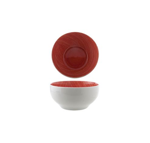 Twister Red Bol D15xh7cm Bidasoa   Cosy & Trendy for Professionals