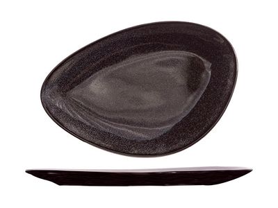 Black Granite Plat Bord 21x14cm Driehoekig