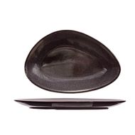 Black Granite Assiette Plate 33x22,5cm Triangulaire 