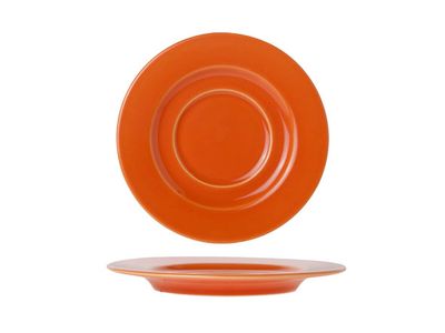 Eva Orange Sous-tasse Cafe D14.5cm 