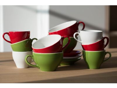 Barista Black Tas D6.3xh6.2cm - 7cl Set6 