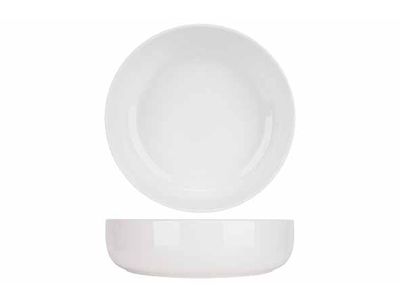 Titanium White Diep Bord D18xh4,7cm 84cl