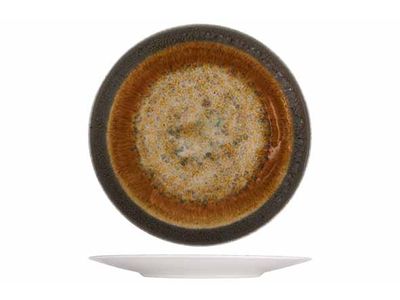Iris Brown Plat Bord D27cm 