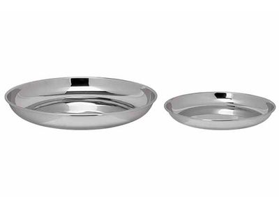 Zeevruchtenschaal Set2 D26 En D35cm Roestvrij Staal