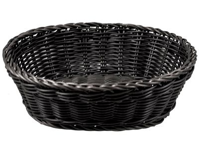 Ct Prof Mandje Zwart 25x20xh7,5cm Ovaal Plastiek