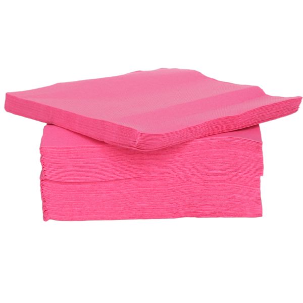 Ct Prof Serviet Tt S40 25x25cm Fuchsia Papier Textiel-touch 