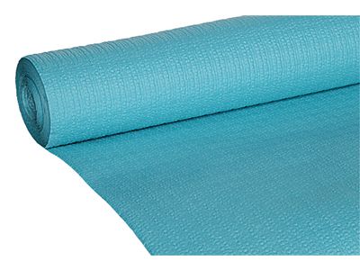 Ct Prof Tafelkleed Turquoise 1,18x20m Papier - Gewafeld