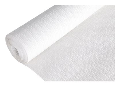 Ct Prof Tafelkleed Wit 1,18x20m Papier - Gewafeld