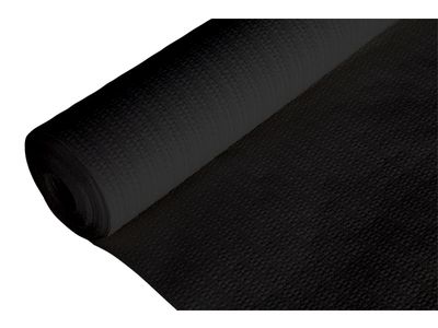 Ct Prof Tafelkleed Zwart 1,18x20m Papier - Gewafeld