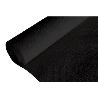 Ct Prof Nappe Noir 1,18x20m Papier - Gaufree  Cosy & Trendy for Professionals