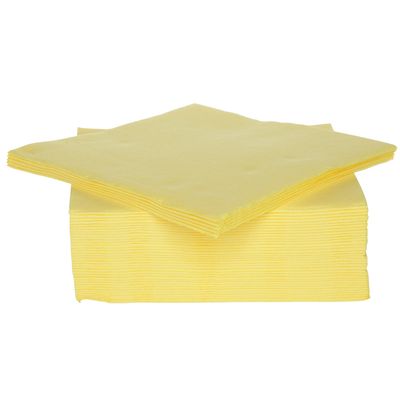 Ct Prof Serviette Tt S40 38x38cm Jaune. Papier Textiel-touch 