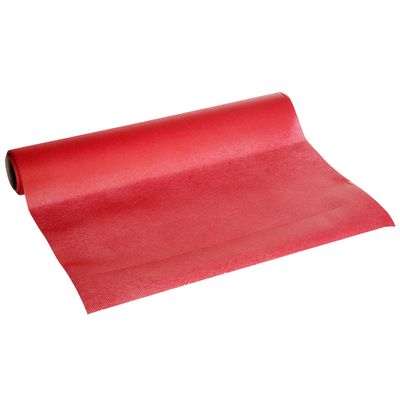 Ct Prof Chemin De Table Rouge 0,4x4,8m Papier 