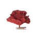 Roos Clip Glitter Rood D10cm Kunststof  