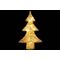 Kerstboom Vlechtwerk Wit 34x8x50cm Glitter Excl. 3xaa Batterij 