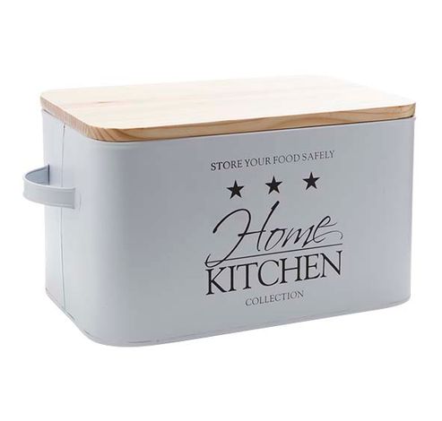 DOOS HOME KITCHEN  WIT RECHTHOEK METAAL  Cosy @ Home