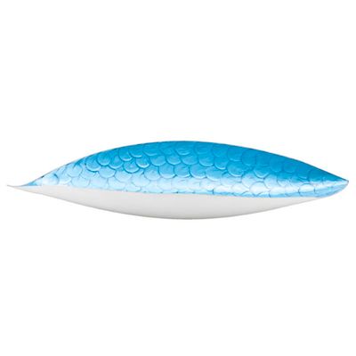 Mermaid Schaal Turkoois Ijzer 47x20xh7.5   Cosy @ Home