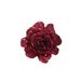 Roos Clip Glitter Kersenrood D10cm Kunststof 