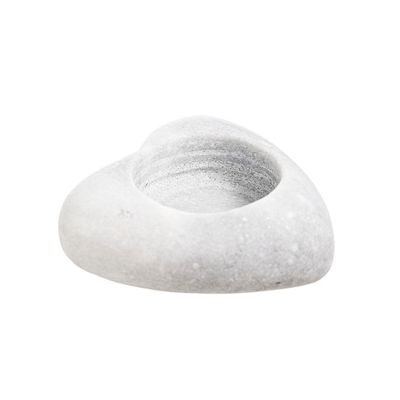 Theelichthouder Hart Stone 8x8xh3cm   Cosy @ Home