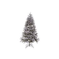 Sapin Flocked Pe Mix 210cm D120cm 1060t Branches Pre-mont-pied Metale 