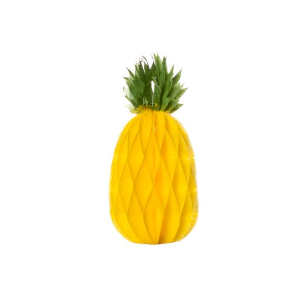 Cosy @ Home DECO ANANAS PAPIER GEEL 40CM