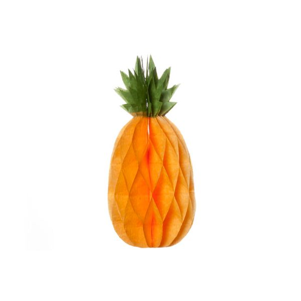 Cosy @ Home DECO ANANAS PAPIER LICHT ORANJE 40CM