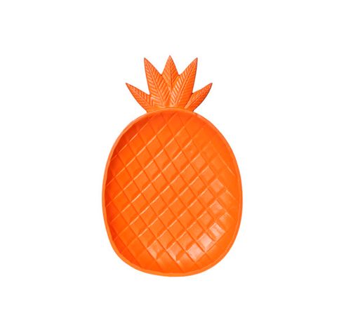 Ananas Bordje Oranje Hout 19x30xh3cm   Cosy @ Home