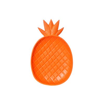 Ananas Plateau Orange Bois 19x30xh3cm   Cosy @ Home