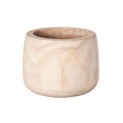 Bloempot Hout Transp D24xh22cm  