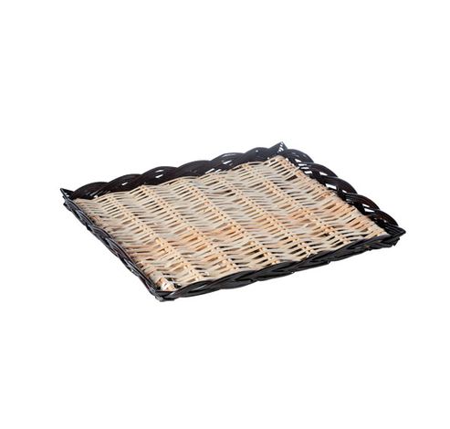 BROOD-KAAS MAND VK PLAT 38X38XH3CM RIET  Cosy @ Home