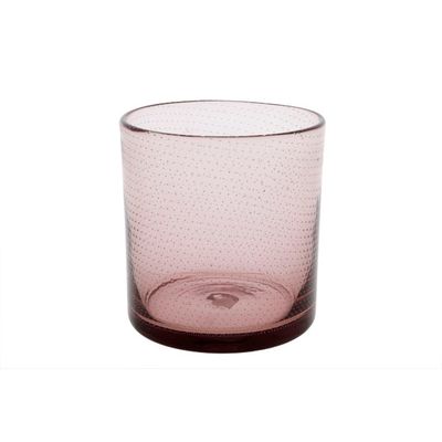 Windlicht Bubble Roze D12xh13cm   Cosy @ Home