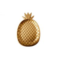 Plat Ananas Dore Bois 22x35x2.5cm  