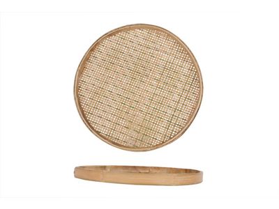 Plateau Bambou D46xh3,5cm 