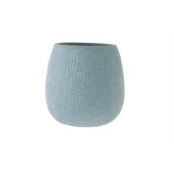 Cosy @ Home BLOEMPOT KERAMIEK BLAUW 12X12X12CM 