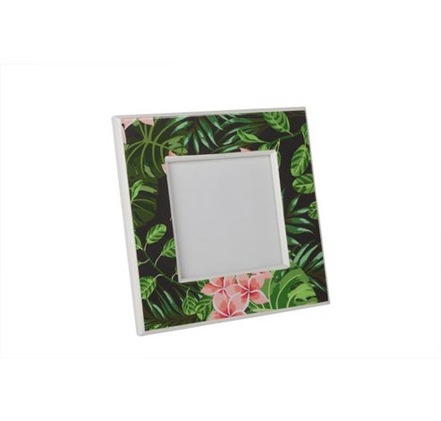 Tropic Cadre Photo Bois Vert 17x17x1.5cm   Cosy @ Home