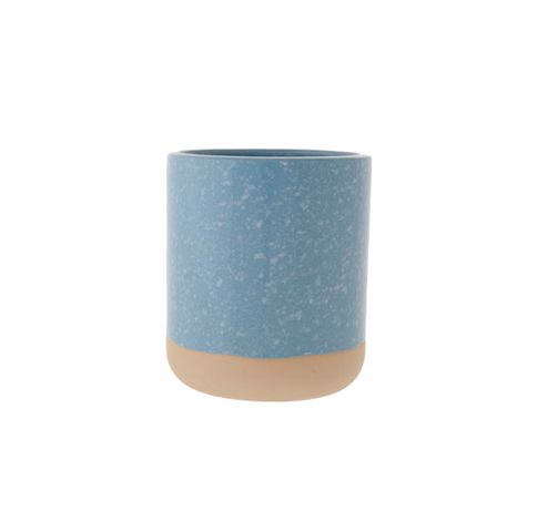 BLOEMPOT AARDEWERK BLAUW 10X10X12CM  Cosy @ Home