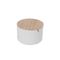 Juweeldoos Modern Hout Wit 13x13x9cm Rond 