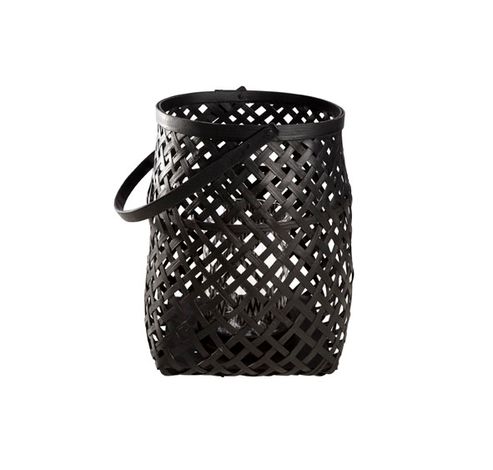 Lanterne Bambou Noir 23x23x29cm   Cosy @ Home