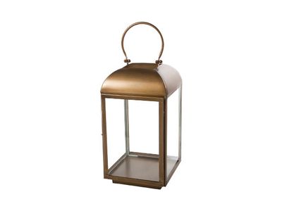Lantaarn Brass - Geelkoper Vierkant Meta Al 25,5x25,5xh47,75 Oriental