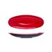 Schaaltje Glossy Rood Ovaal 40x17xh6cm Kunststof 