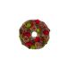 Krans  Rood-groen Rond Hout 25x25xh8 Pin Econes 