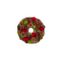 Krans  Rood-groen Rond Hout 25x25xh8 Pin Econes 