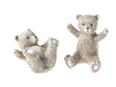 BEER ZITTEND SET2 BEIGE RESIN 8X8XH10,5