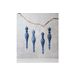 Hanger Tol Set4 Blauw Kunststof 6x6xh23  