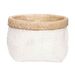 Cachepot Ass2 Natural-white 23x23xh15, 5cm Rond Cement 