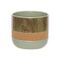 Bloempot Cork - Wood Groen 16,5xh14,4cm Rond Dolomiet 